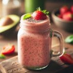 strawberry avocado smoothie -2