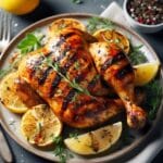 Grilled Chicken with Lemon and Herbs