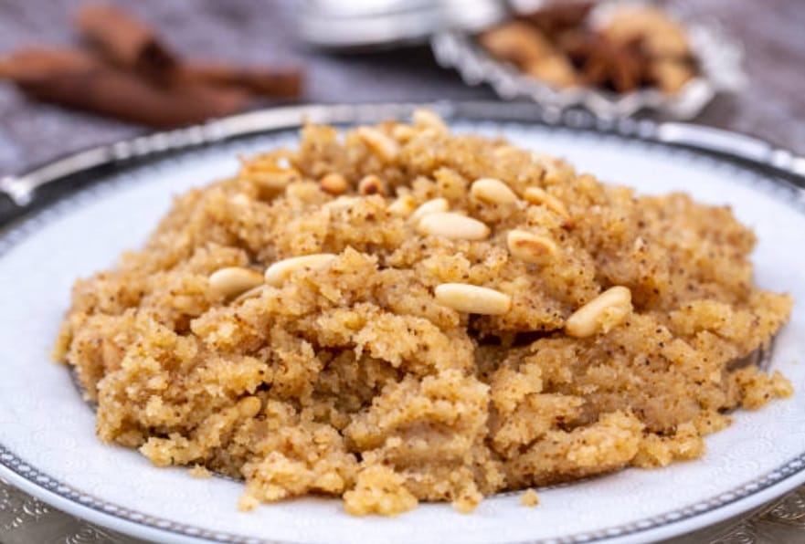 Indian Food on Keto Diet -Keto Almond Halwa